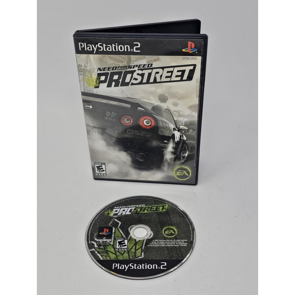 Need For Speed ProStreet Sony PlayStation 2 PS2 Racing Video Game‎ Case E10+ EA
